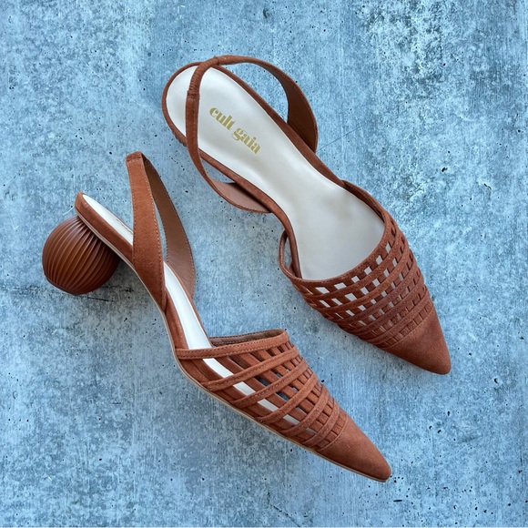 cult gaia Shoes - NEW Cult Gaia Keri Suede Slingbacks 39.5